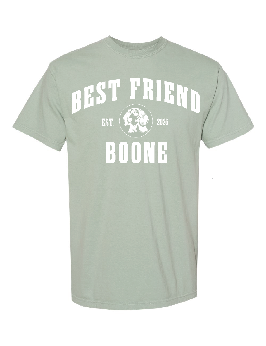 Customizable Bold Letter Unisex T-Shirts - Light Green