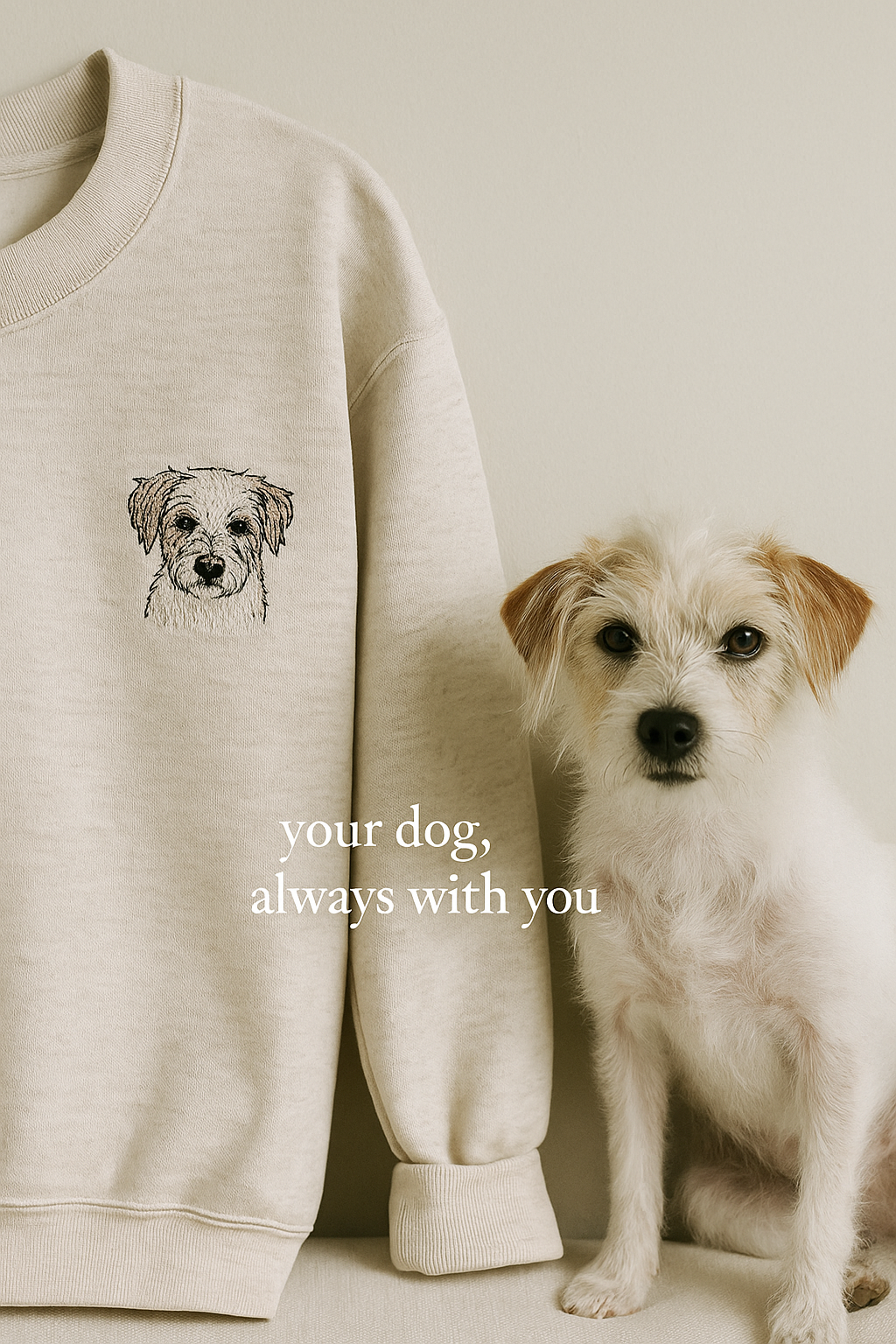 Customized Dog Image Sweatshirt